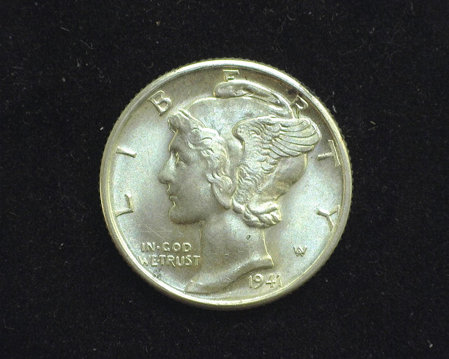 1941 D Mercury Dime BU-65 FSB - US Coin