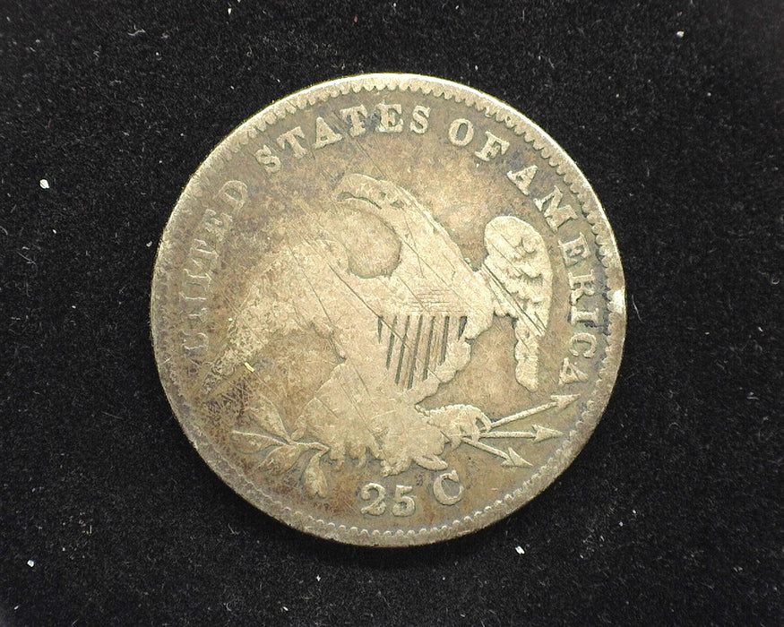 1835 Capped Bust Quarter VG Sratching - US Coin