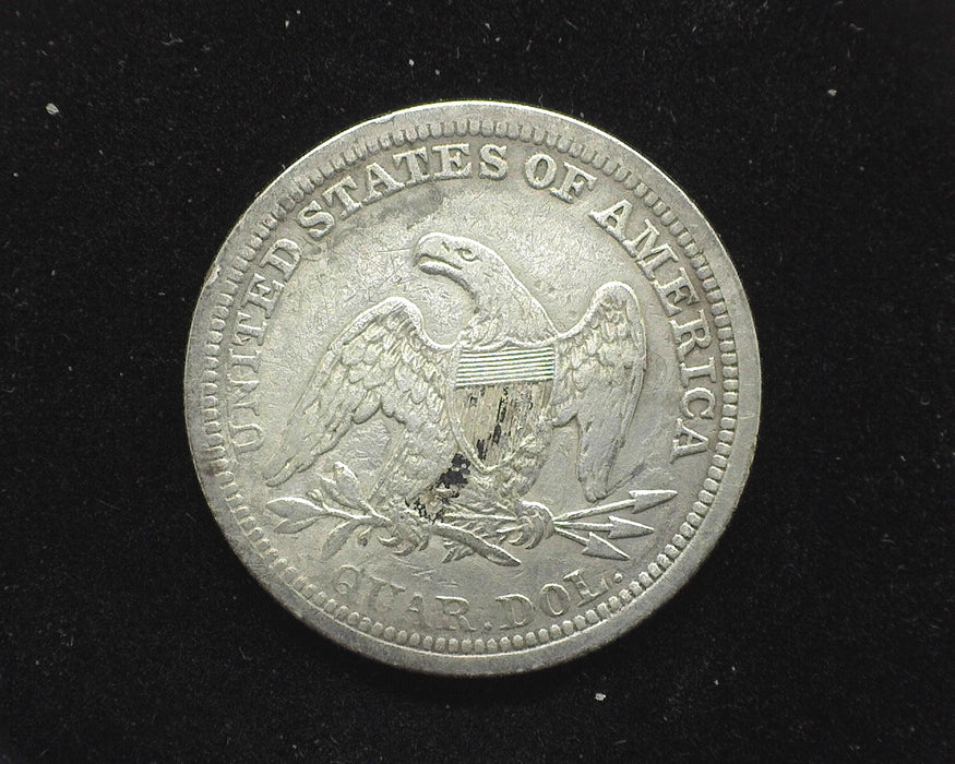 1854 Arrows Liberty Seated Quarter F/VF - US Coin