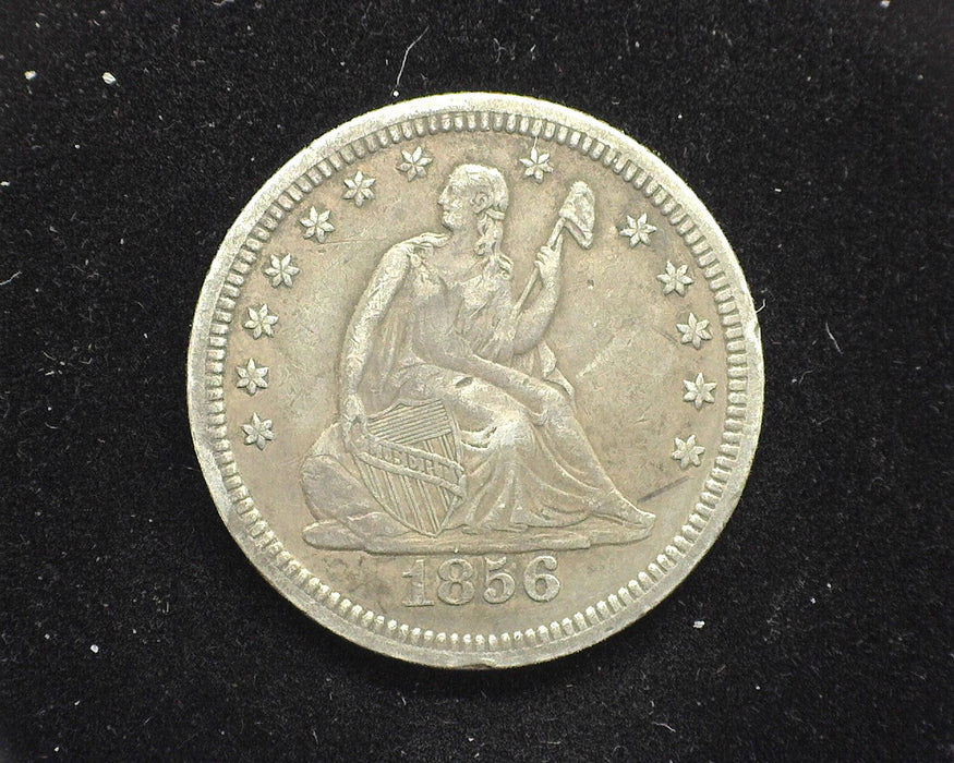 1856 Liberty Seated Quarter VF/XF - US Coin