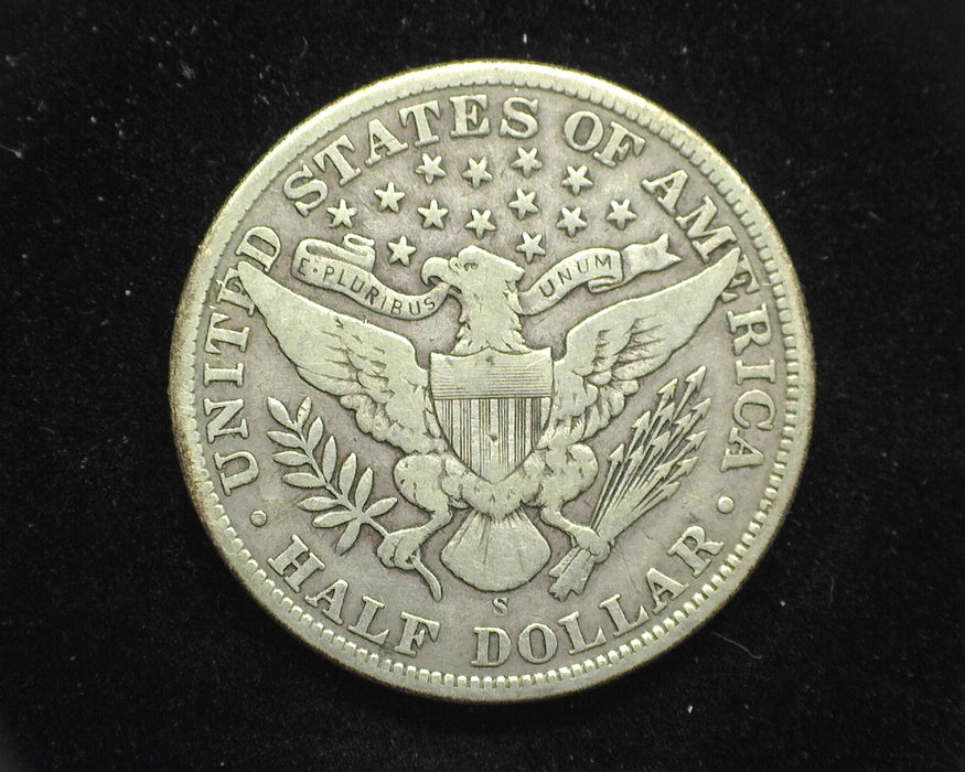 1908 S Barber Half Dollar F - US Coin