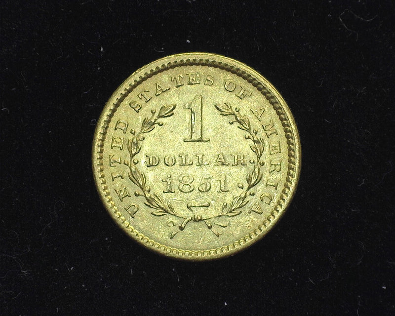 1851 $1.00 Gold Liberty Coin - US Coin