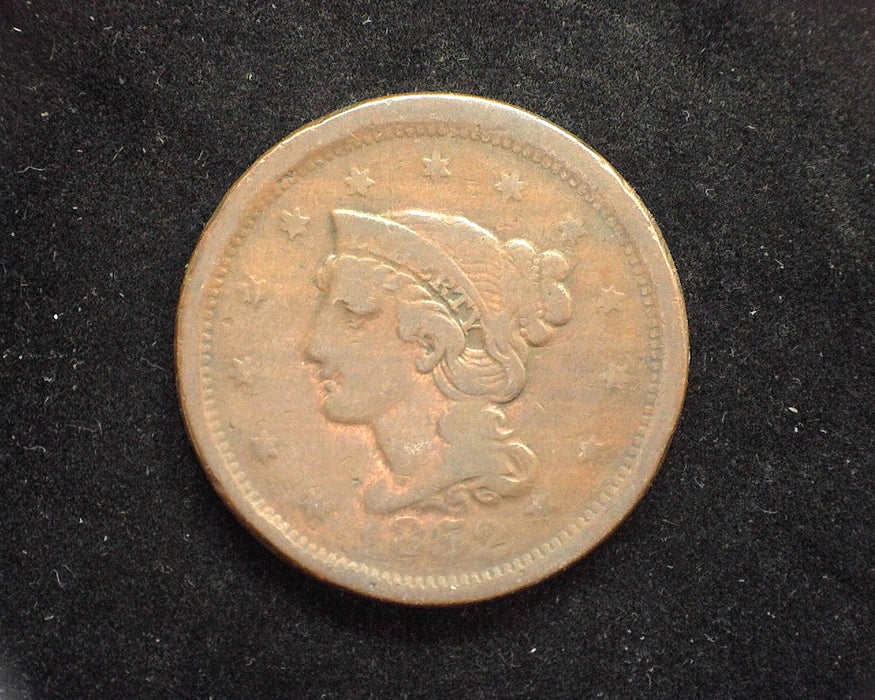 1852 Double image Classic Large Cent VG - US Coin