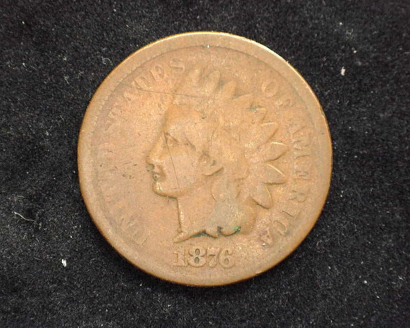1876 Indian Head Penny/Cent G - US Coin