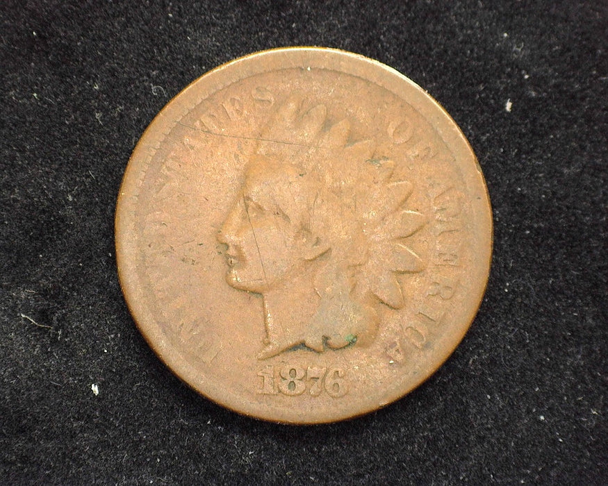 1876 Indian Head Penny/Cent G - US Coin