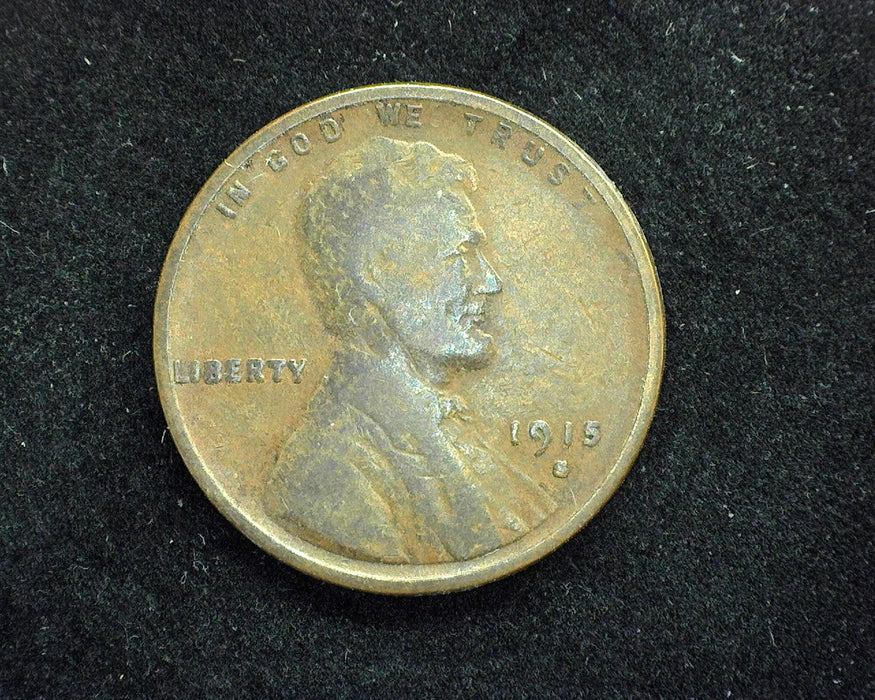 1915 S Lincoln Wheat Penny/Cent VG - US Coin
