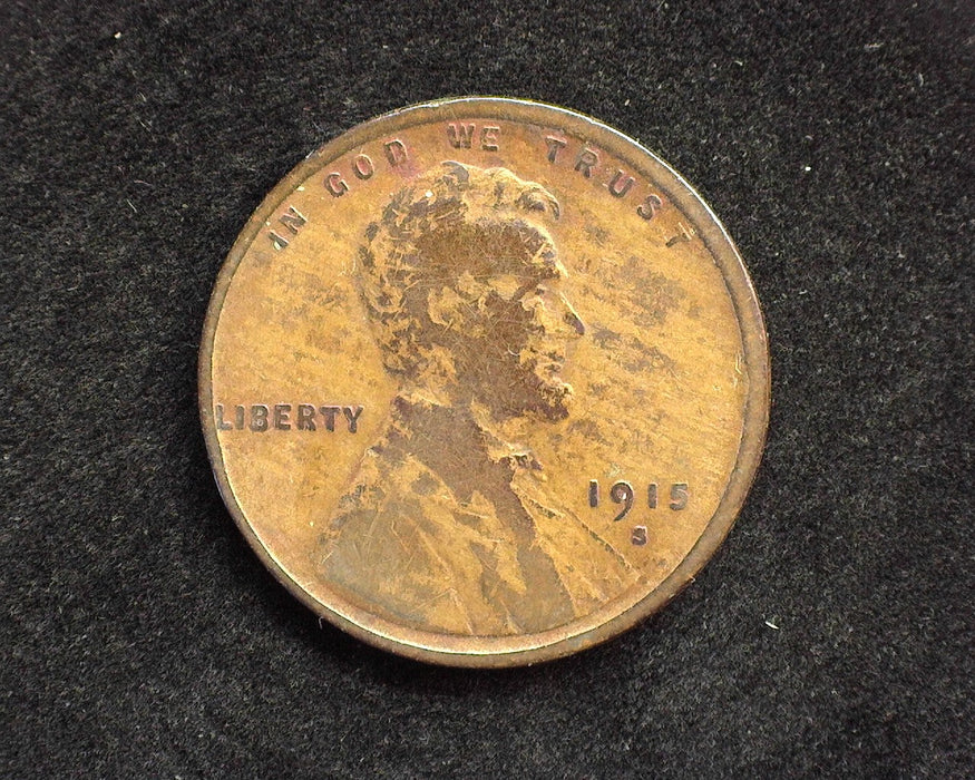 1915 S Lincoln Wheat Penny/Cent G/VG - US Coin