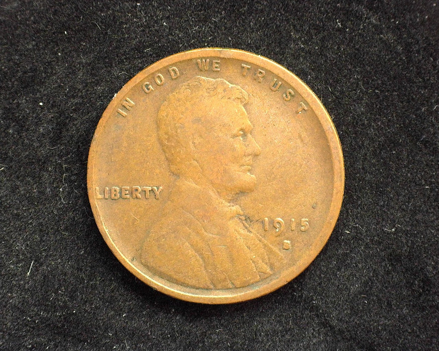 1915 S Lincoln Wheat Penny/Cent VG/F - US Coin
