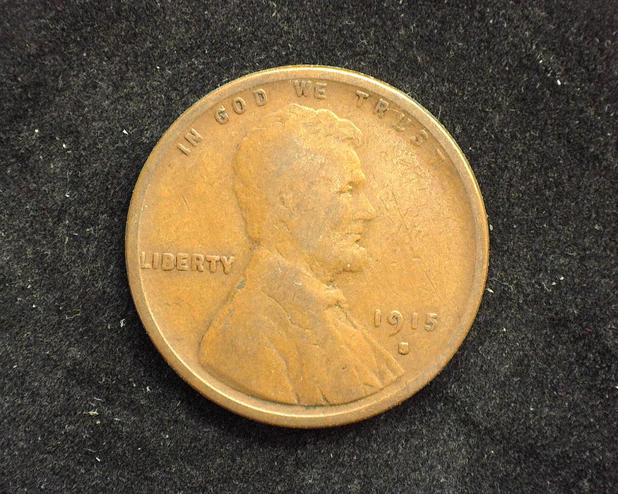 1915 S Lincoln Wheat Penny/Cent VG - US Coin