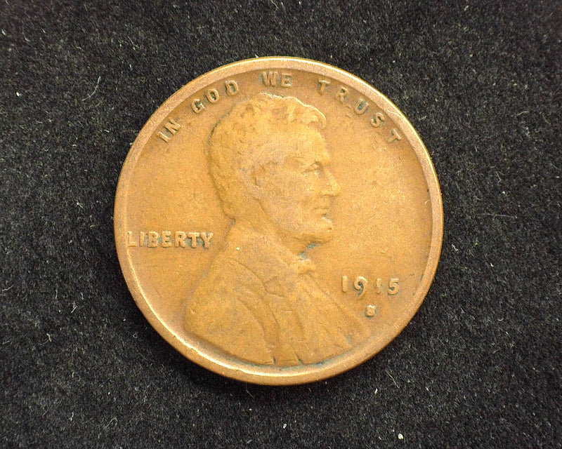 1915 S Lincoln Wheat Penny/Cent VG - US Coin