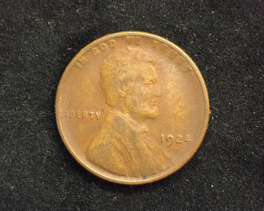 1924 D Lincoln Wheat Penny/Cent VG - US Coin