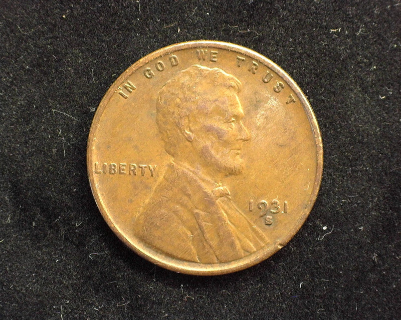 1931 S Lincoln Wheat Penny/Cent XF - US Coin