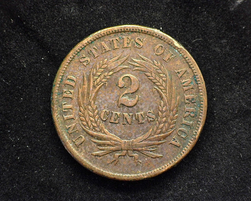 1864 Two Cent Piece VF - US Coin