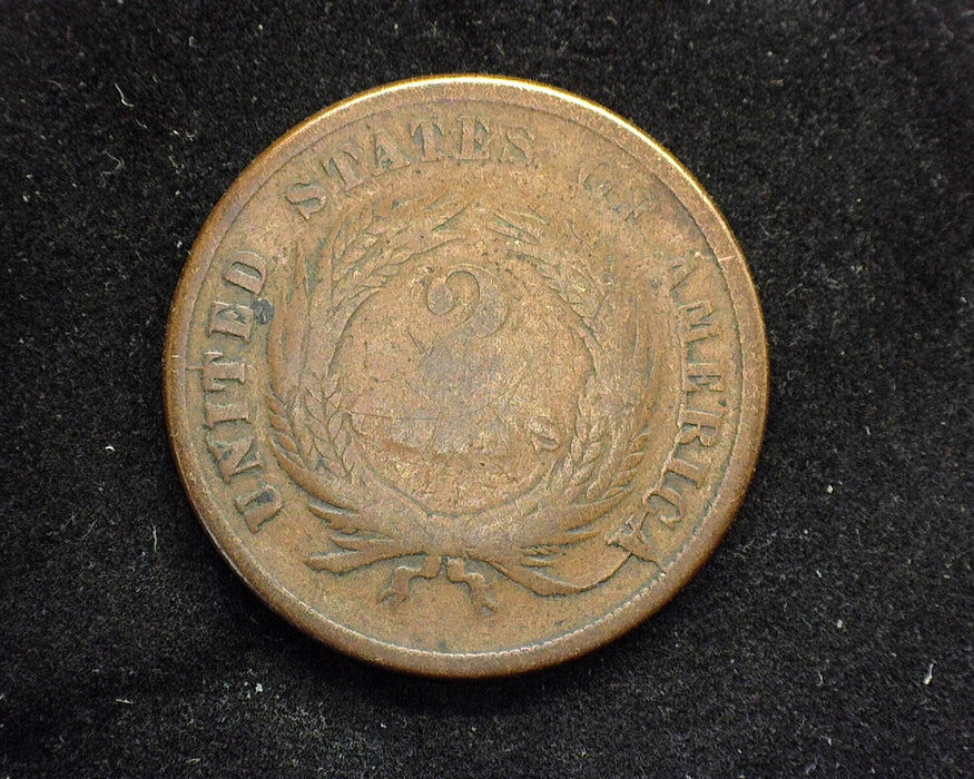 1865 Two Cent Piece G - US Coin