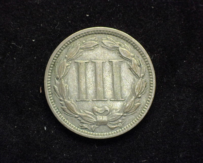 1869 Three Cent Nickel F - US Coin