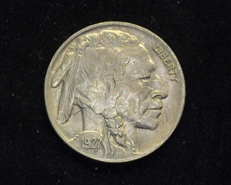 1927 Buffalo Nickel AU Scratching - US Coin
