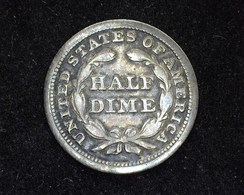 1853 Arrows Liberty Seated Half Dime F - US Coin