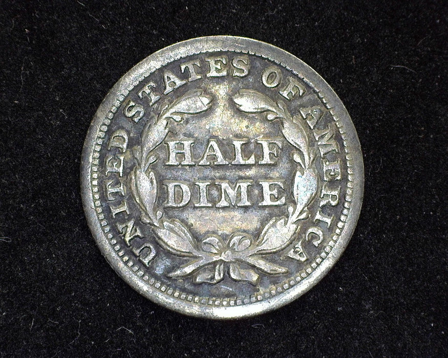 1853 Arrows Liberty Seated Half Dime F - US Coin