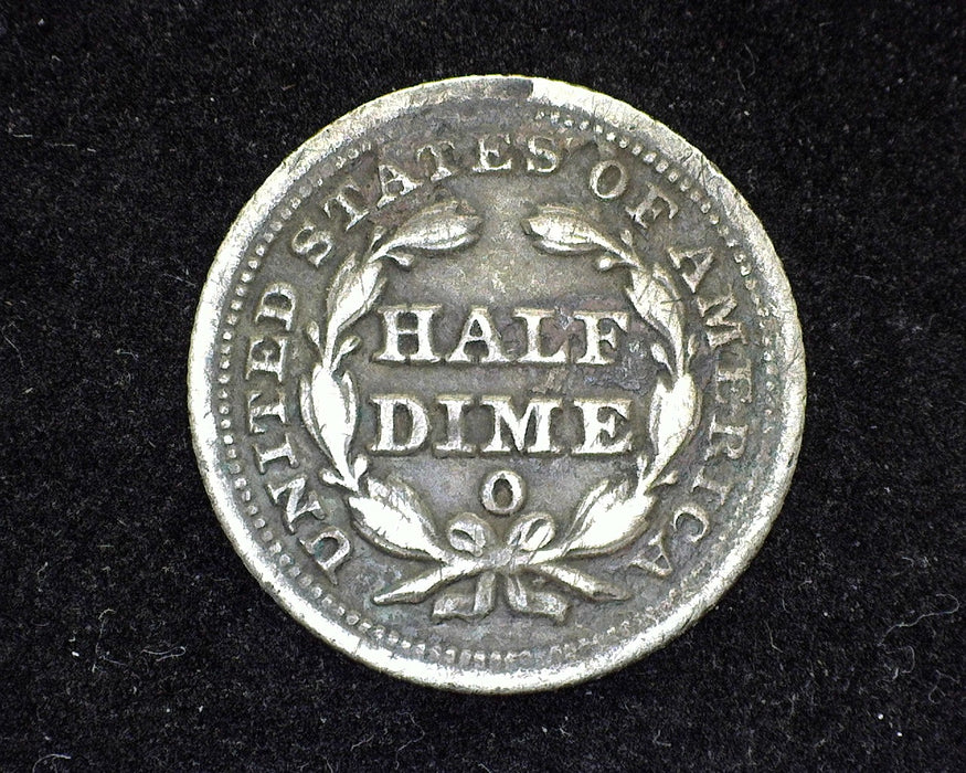 1853 O Arrows Liberty Seated Half Dime F - US Coin