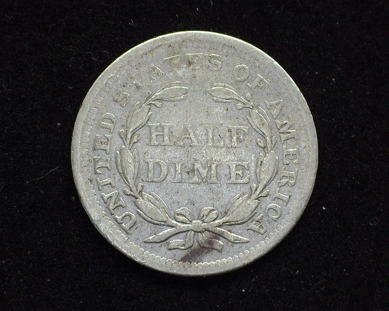 1856 Liberty Seated Half Dime VG/F Cleaned - US Coin