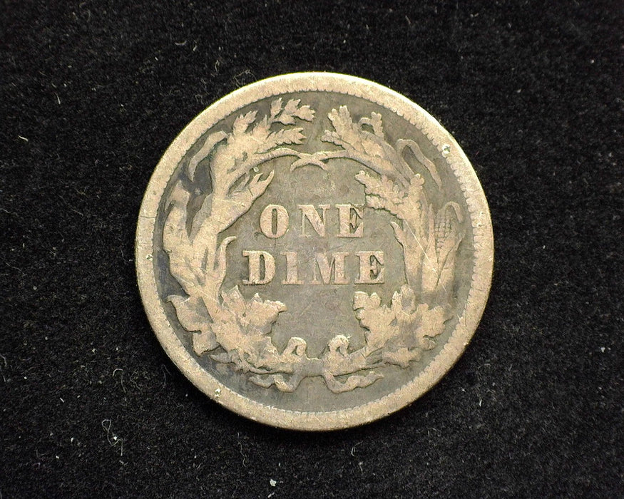1875 Liberty Seated Dime F - US Coin