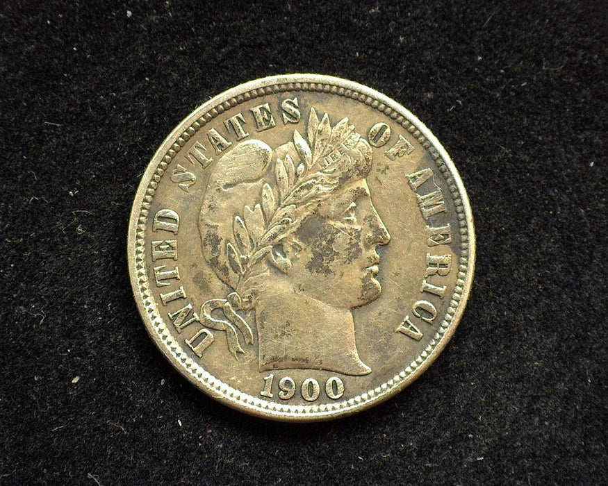 1900 Barber Dime XF Cleaned - US Coin