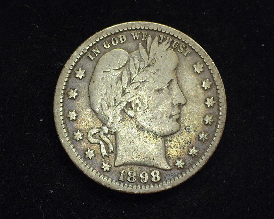 1898 Barber Quarter VG/F - US Coin