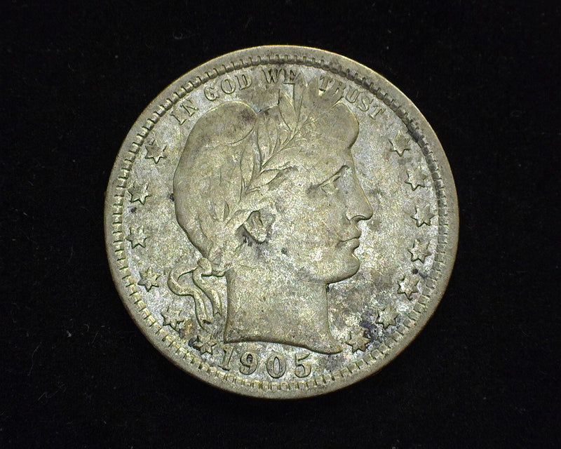 1905 O Barber Quarter F/VF - US Coin