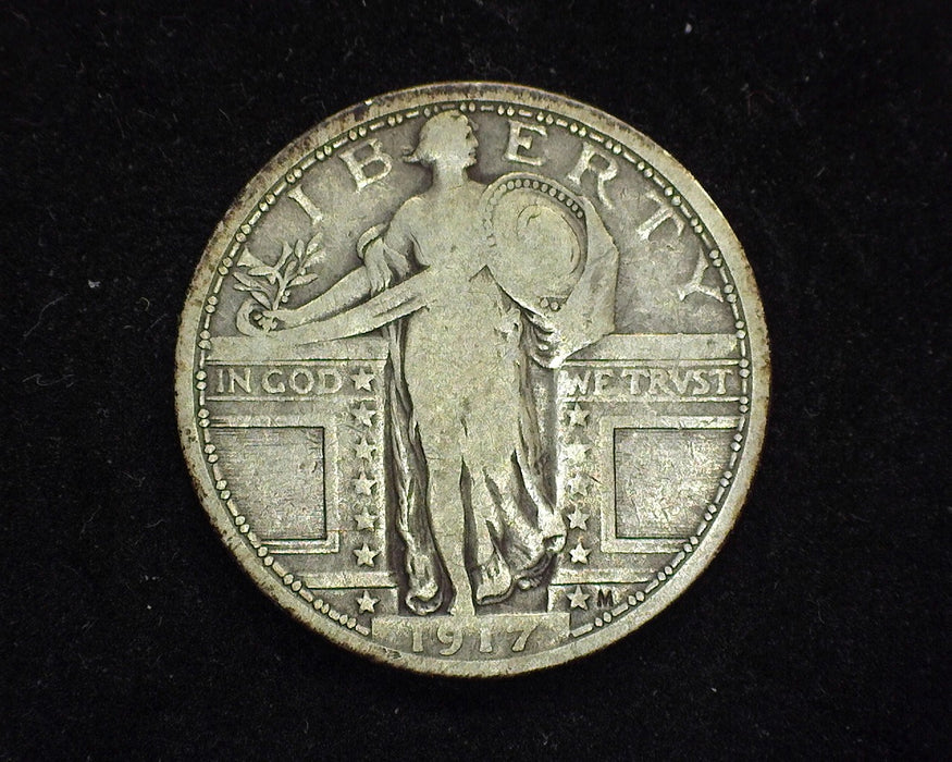1917 Type 1 Standing Liberty Quarter VG - US Coin