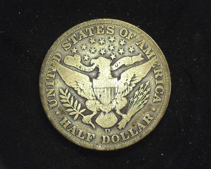 1915 D Barber Half Dollar VG - US Coin