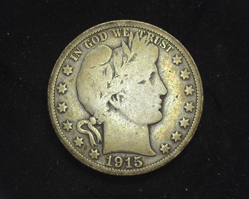 1915 D Barber Half Dollar VG - US Coin