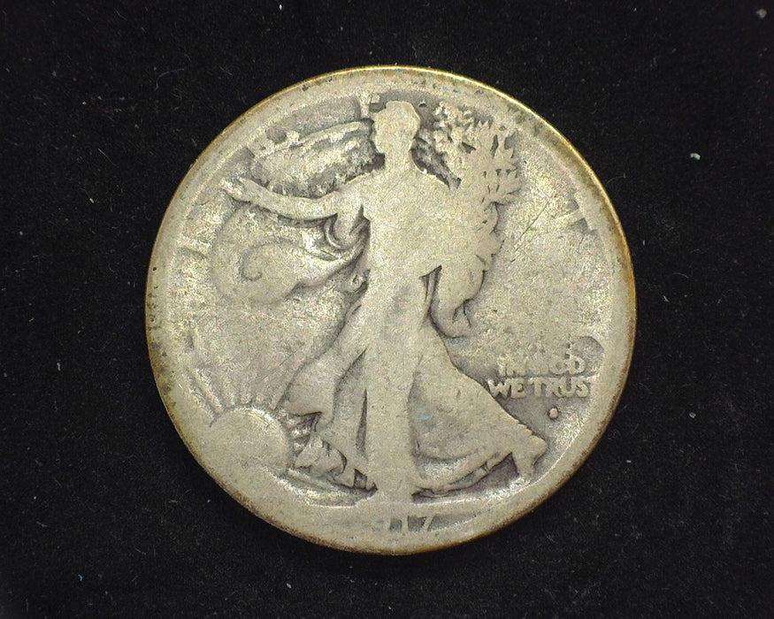 1917 S Obverse Liberty Walking Half Dollar G - US Coin