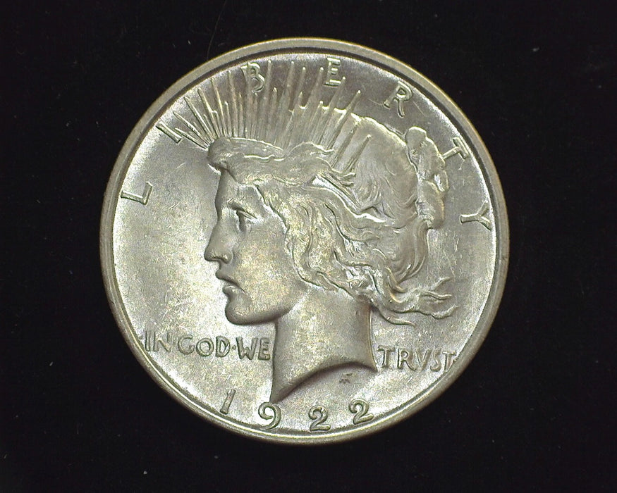 1922 D Peace Dollar BU-64 - US Coin