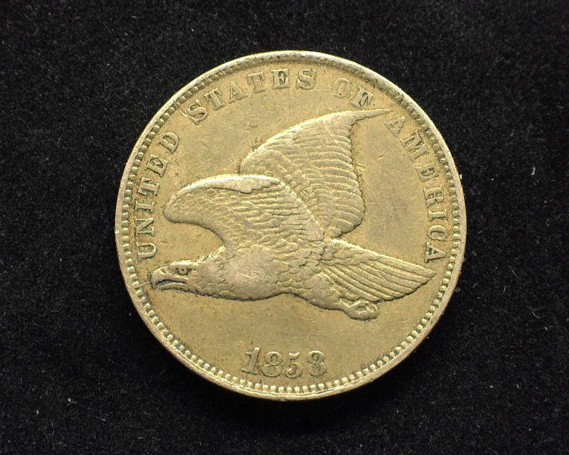 1858 Small letter Flying Eagle Penny/Cent VF/XF - US Coin