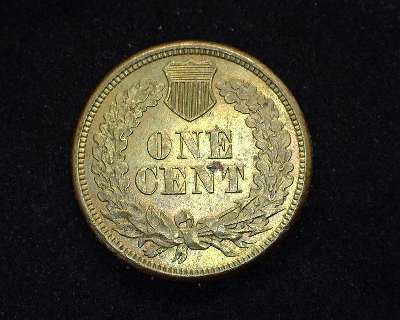 1860 Round bust Indian Head Penny/Cent BU - US Coin