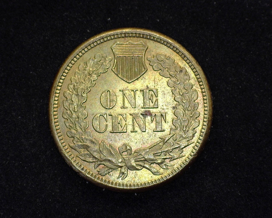 1860 Round bust Indian Head Penny/Cent BU - US Coin