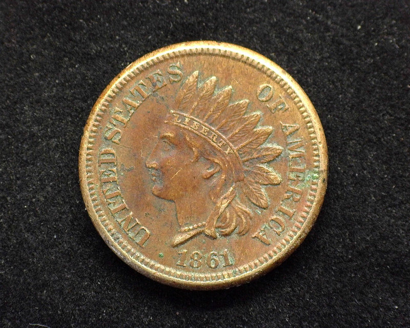 1861 Indian Head Penny/Cent XF+ - US Coin