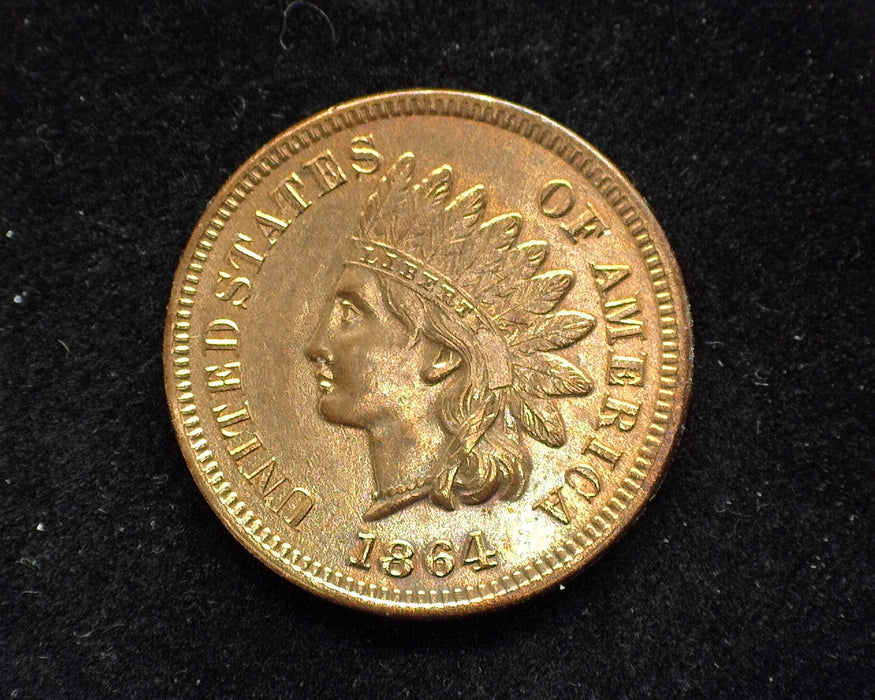 1864 L Indian Head Penny/Cent Unc-60 - US Coin