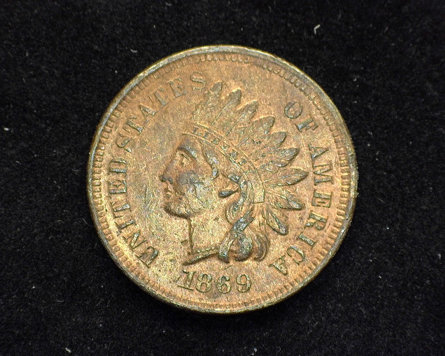 1869/69 Indian Head Penny/Cent XF - US Coin