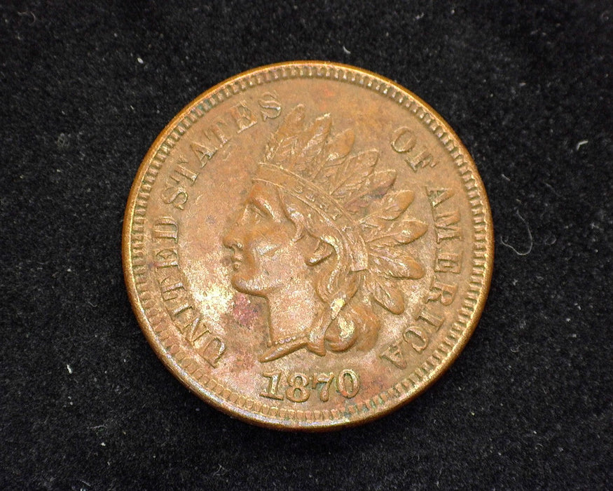 1870 Indian Head Penny/Cent XF - US Coin