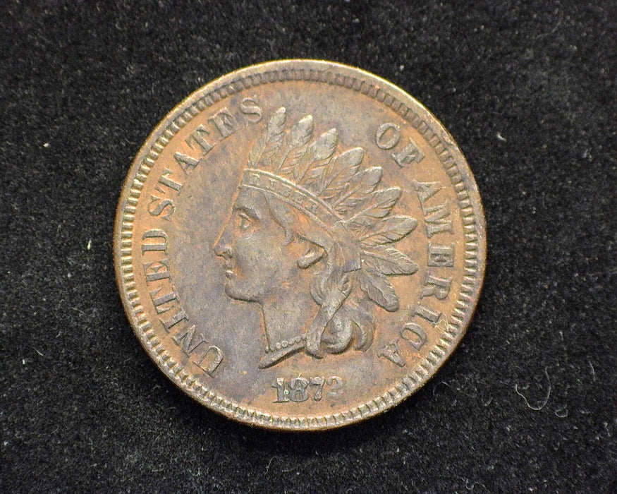 1872 Indian Head Penny/Cent XF/AU - US Coin