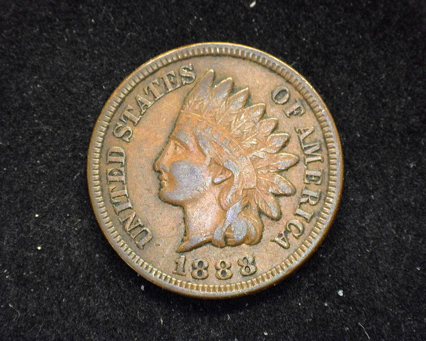 1888 Indian Head Penny/Cent VF - US Coin
