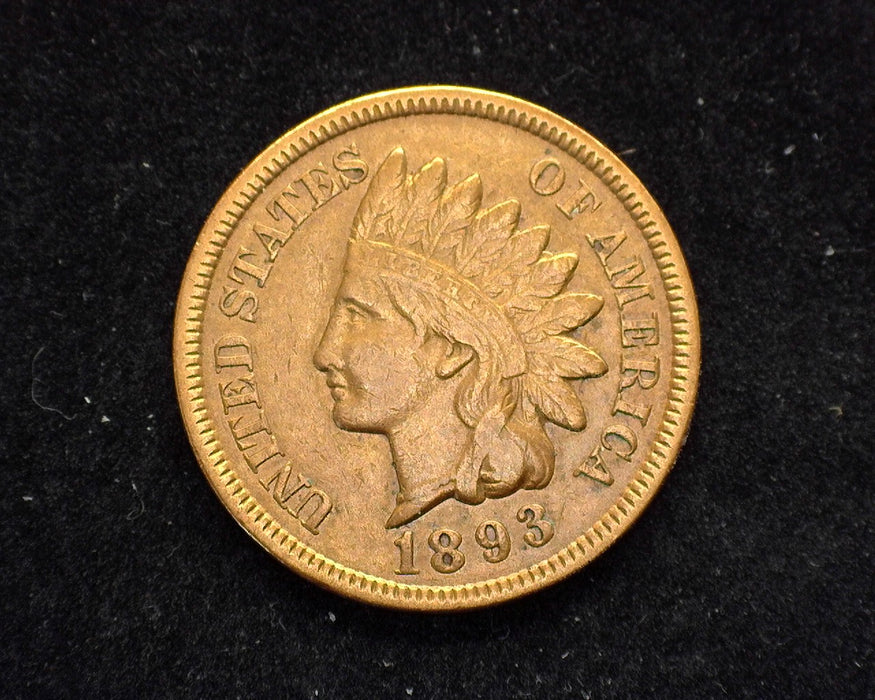 1893 Indian Head Penny/Cent VF - US Coin