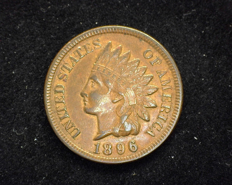 1896 Indian Head Penny/Cent XF - US Coin