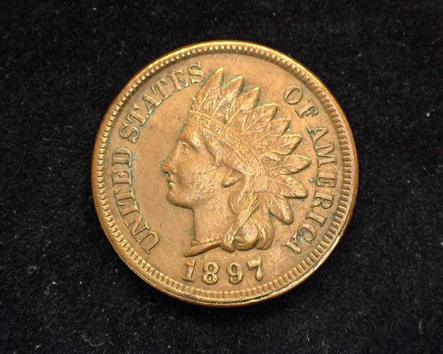 1897 Indian Head Penny/Cent XF - US Coin