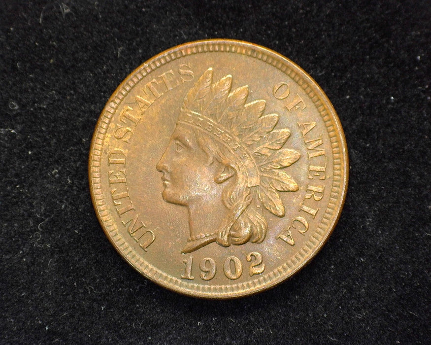 1902 Indian Head Penny/Cent AU - US Coin