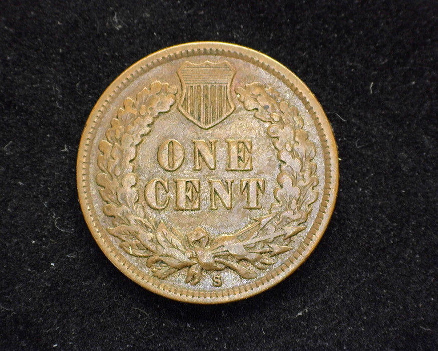 1908 S Indian Head Penny/Cent F - US Coin