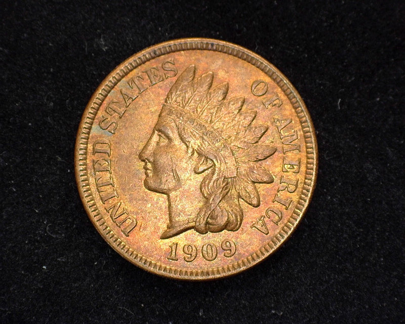 1909 Indian Head Penny/Cent AU-58 - US Coin