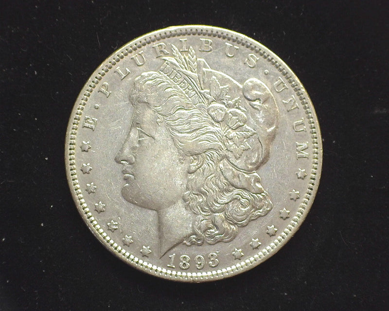 1893 Morgan Dollar Xf-45 Photo ANACS Cert E-4123J - US Coin