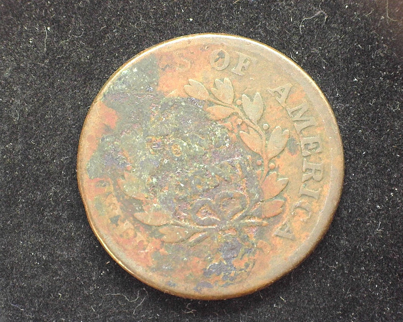1803 Large Cent Environmental damage on reverse. Draped Bust G - US Coin